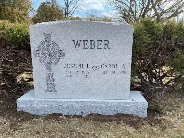 double granite monuments - Weber