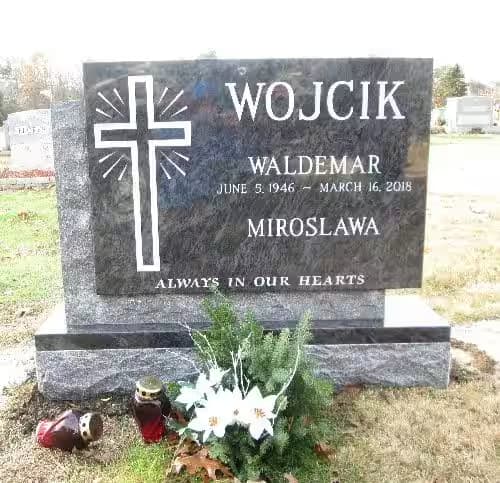 double granite monuments - Wojcik