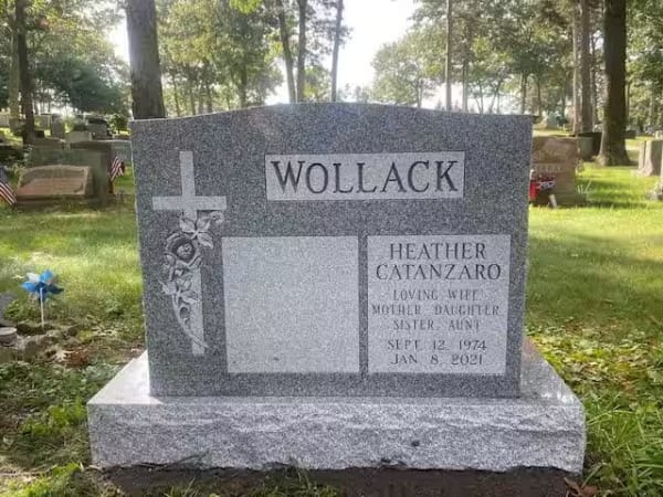double granite monuments - Wollack