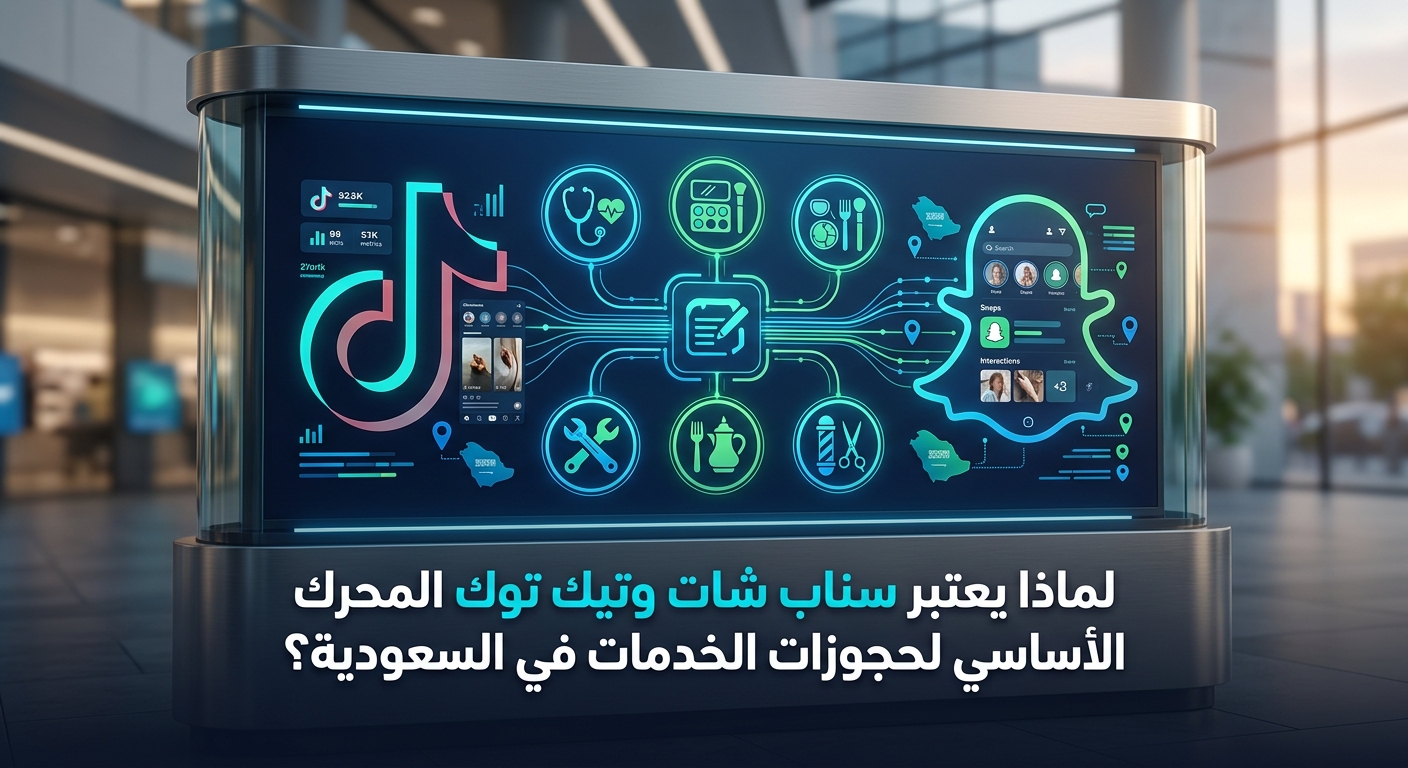 ربط بكسل سناب شات وتيك توك بحجوزات الخدمات