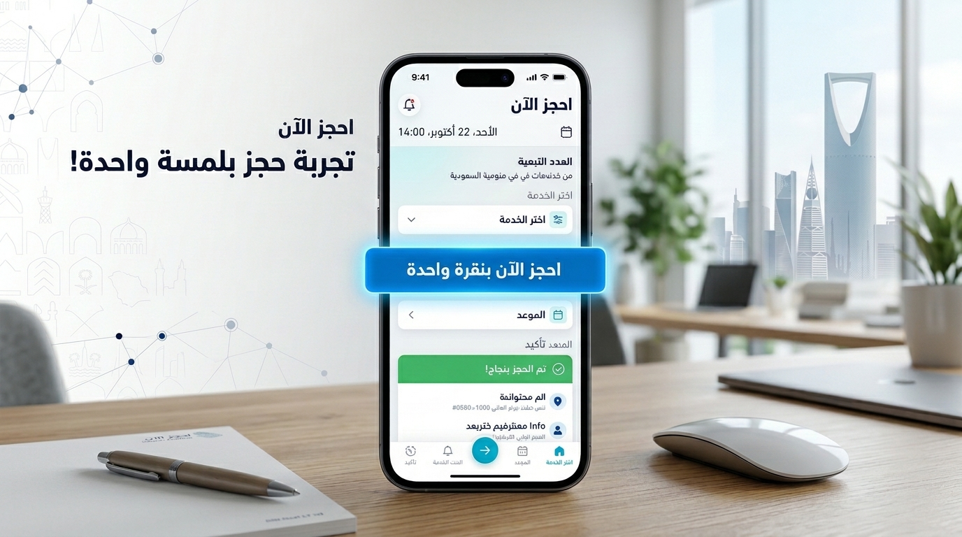 تجربة الحجز بنقرة واحدة