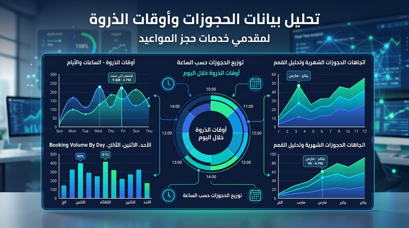 تحليل بيانات الحجوزات