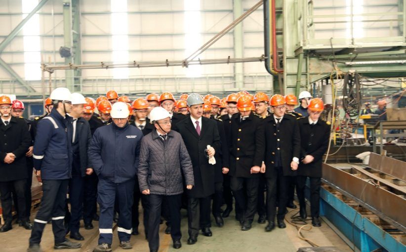 The first tanker constructed in Azerbaijan was launched