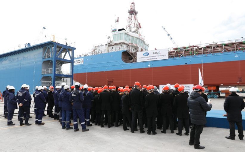 The first tanker constructed in Azerbaijan was launched