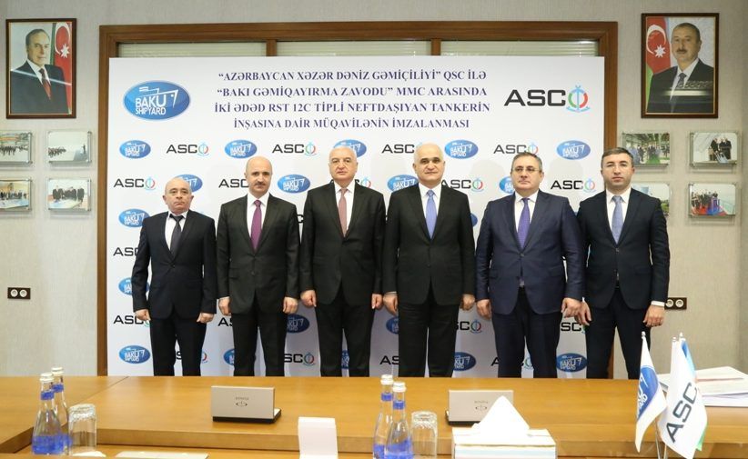 The first tanker constructed in Azerbaijan was launched