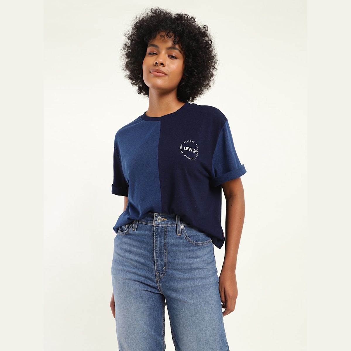 Levis colorblock tee cheap