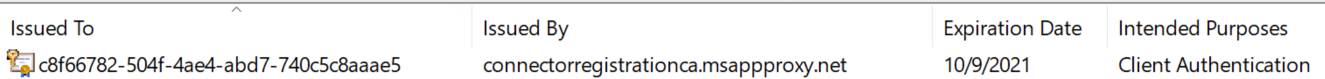 SSL certificate added to local certificate store