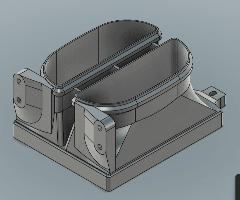 Masque alimentaire imprimé en 3D pour ligne de production de barquettage de lardons - MANITY CONCEPT