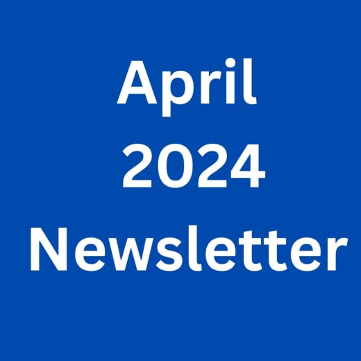 Cover of the April 2024 Newsletter newsletter
