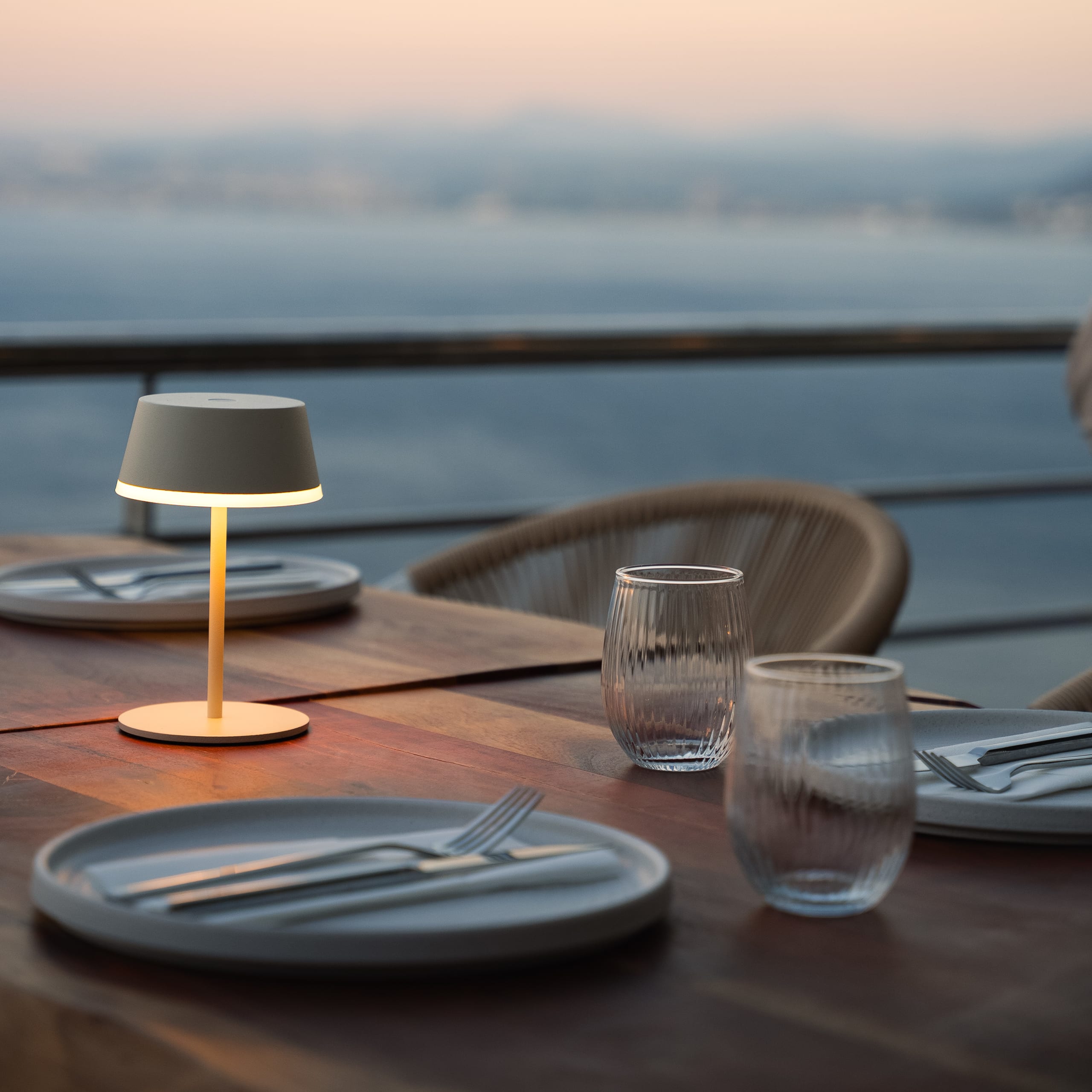 A private event set up at Thyrea restaurant in Thyseas, Crete