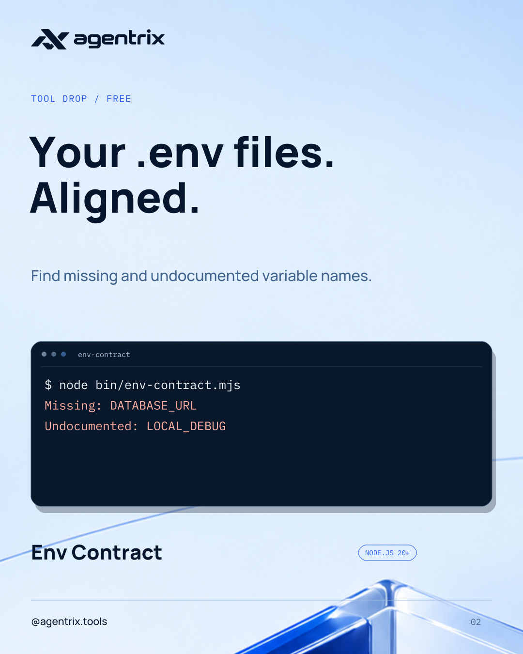 Agentrix Env Contract campaign illustration