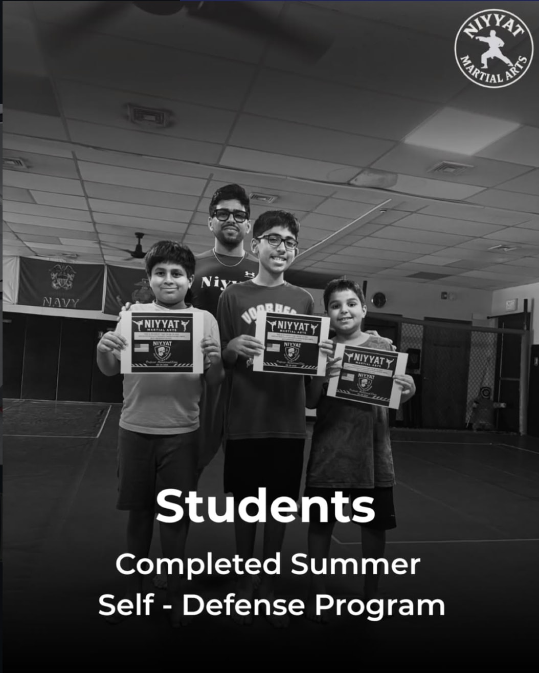 Youth class photo 2 at Niyyat Martial Arts
