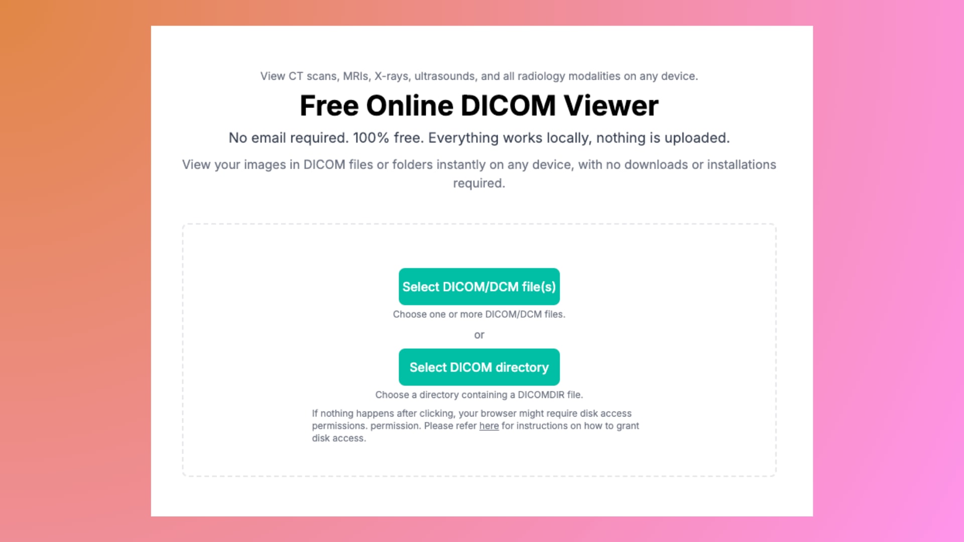 How To Use The Free DICOM Viewer On X ray Interpreter