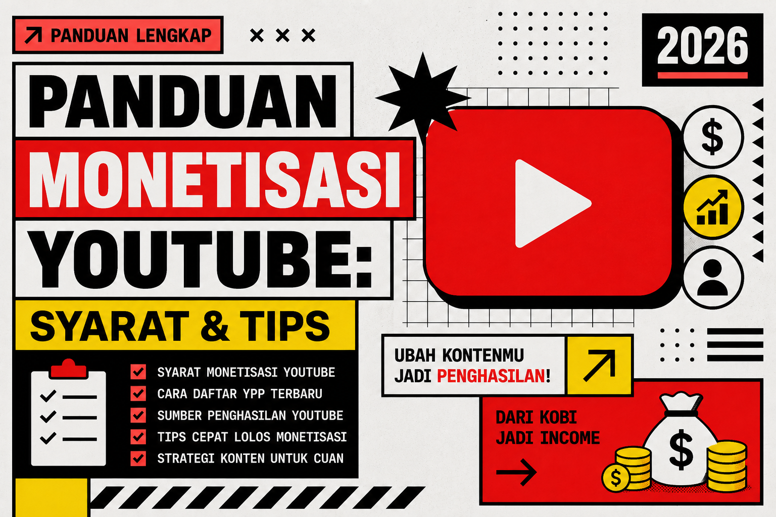 Panduan Monetisasi YouTube: Syarat & Tips 2026