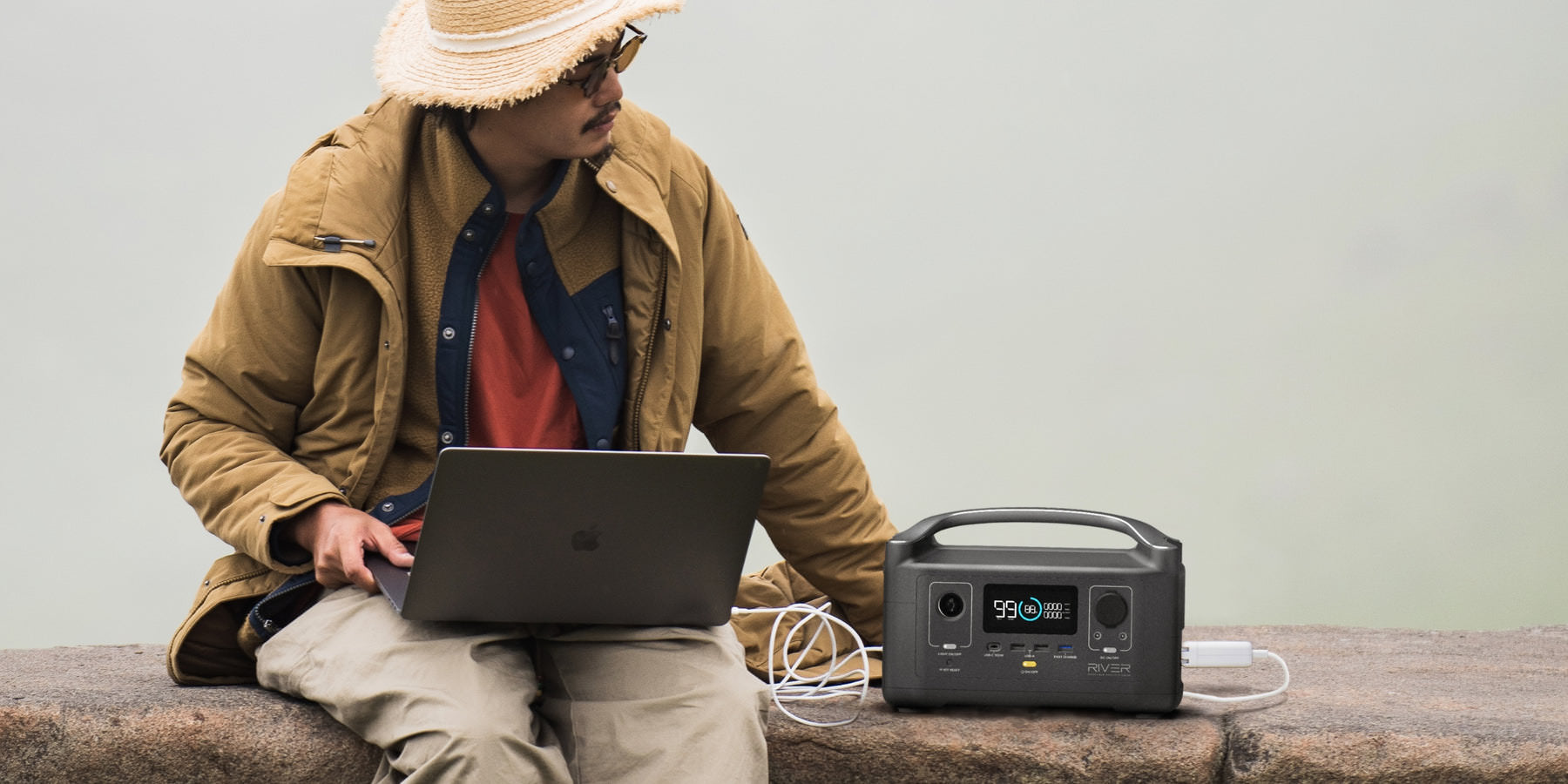 EcoFlow RIVER 288Wh Portable Power Station With X-Stream Fast Charging
