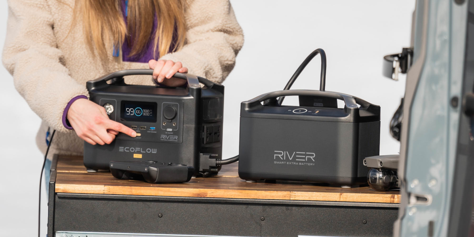 EcoFlow RIVER Pro 720Wh Portable Power Station With X-Stream Fast Charge