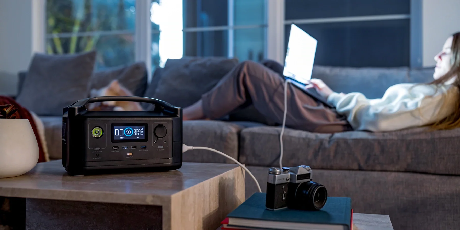 EcoFlow RIVER 288Wh Portable Power Station With X-Stream Fast Charging