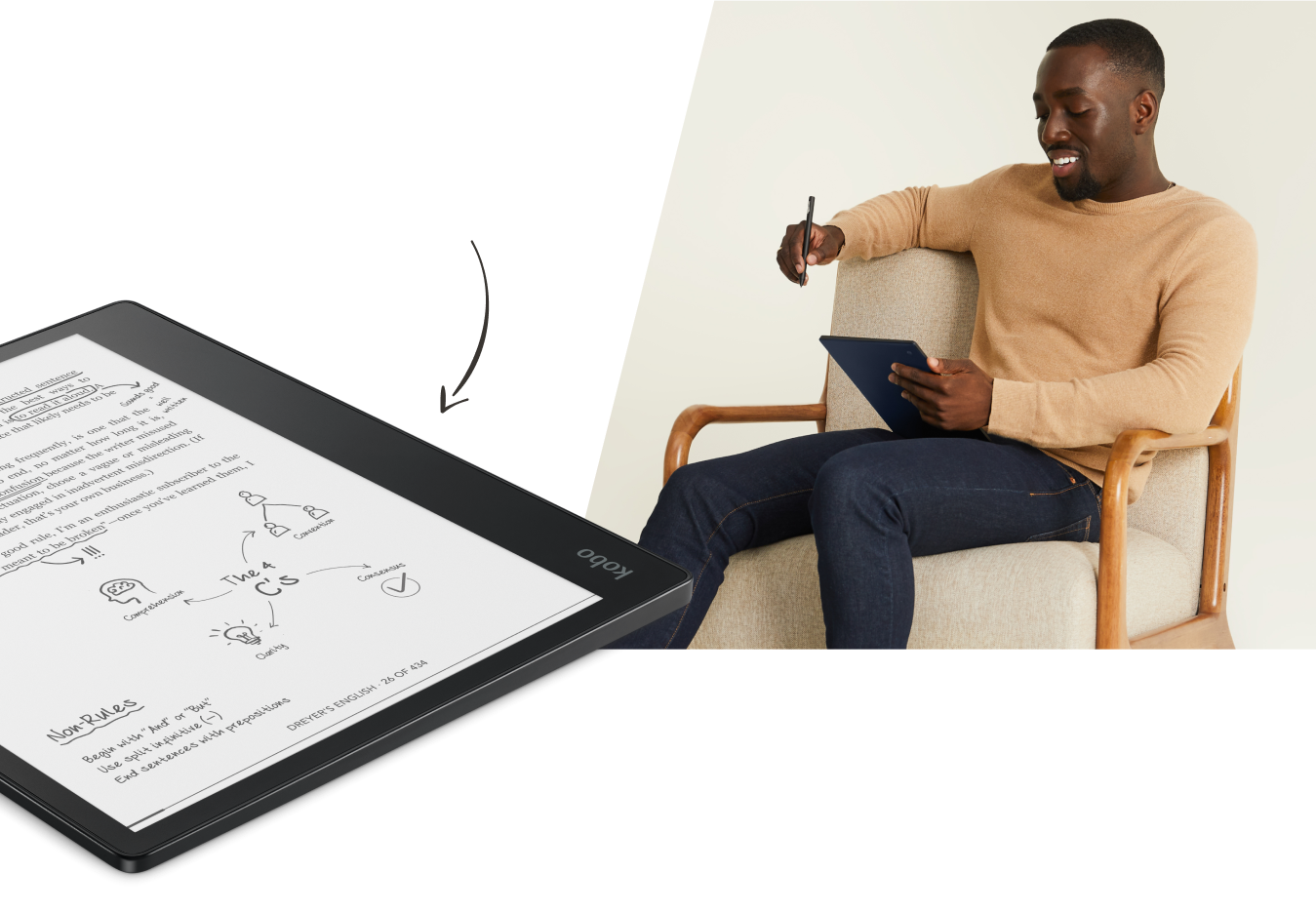 Kobo Elipsa 10.3" eReader with Touchscreen, Cover & Stylus - Bundle
