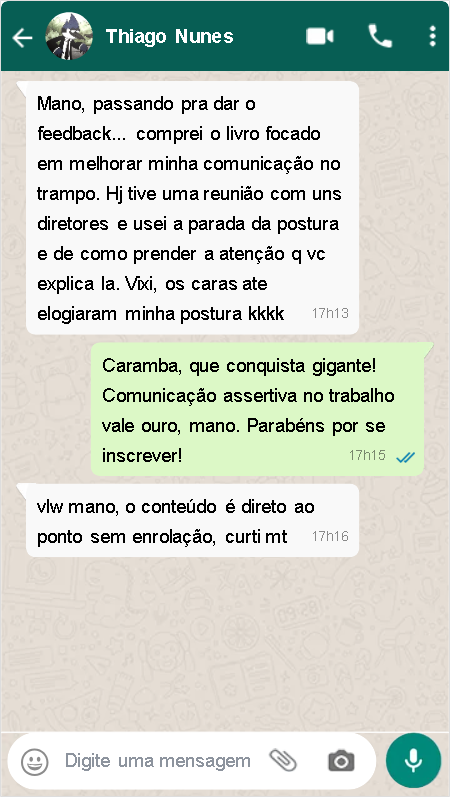 Conversa WhatsApp