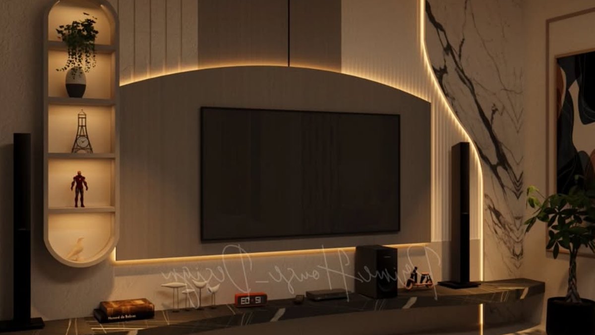 26 TV Designs Bring Built‑In Look Home - built-in tv