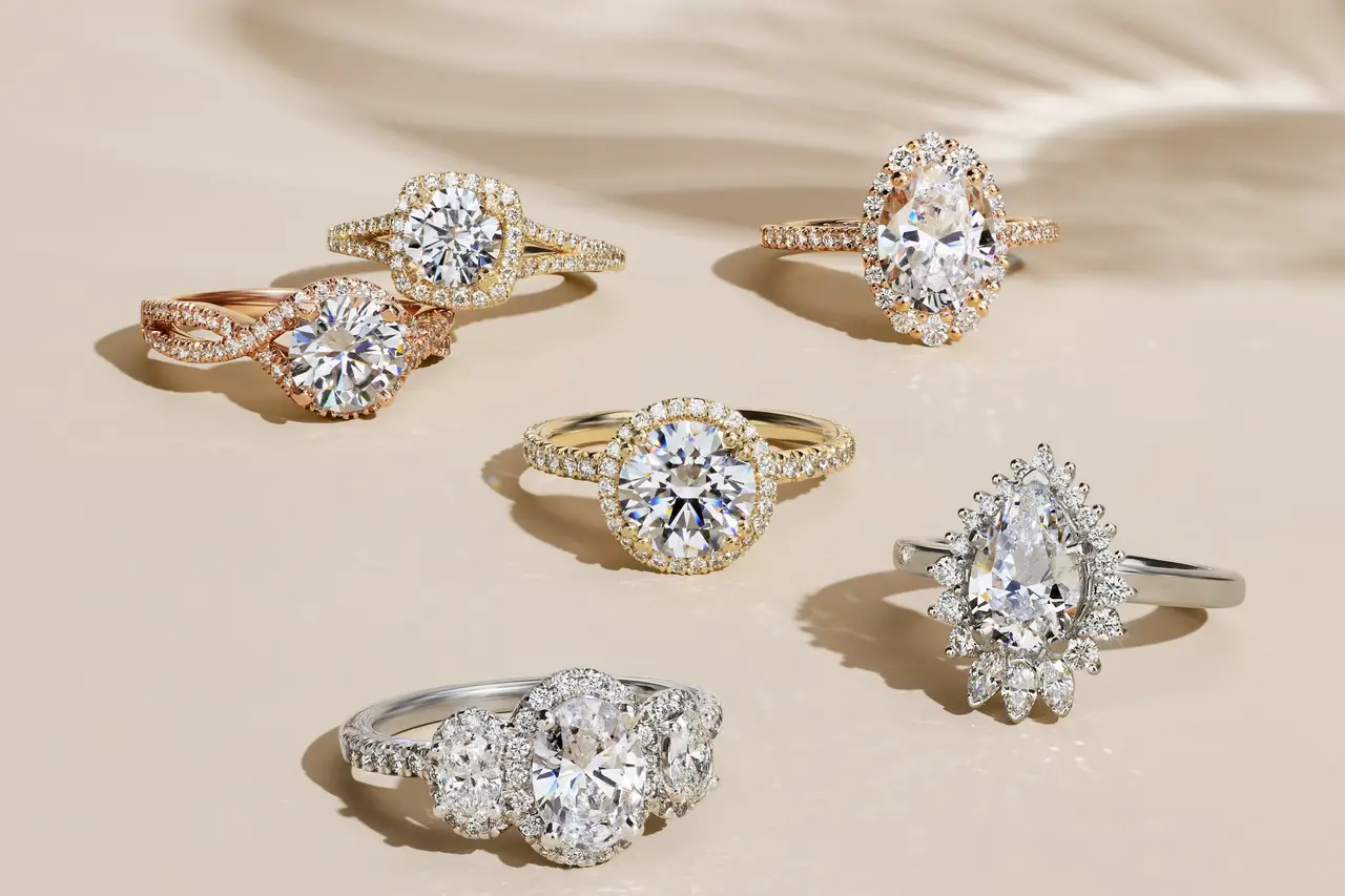 Trends in yellow gold engagement rings