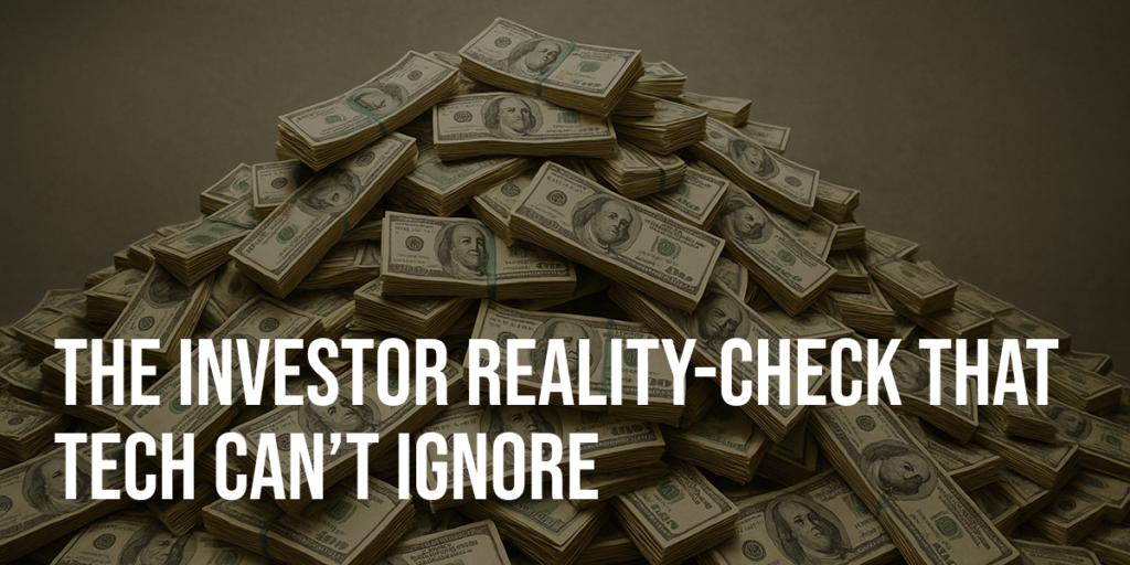 2026: The investor reality-check that Tech can’t ignore