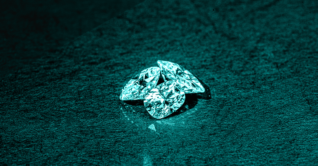 The Chemical Elements in a Lab Diamond
