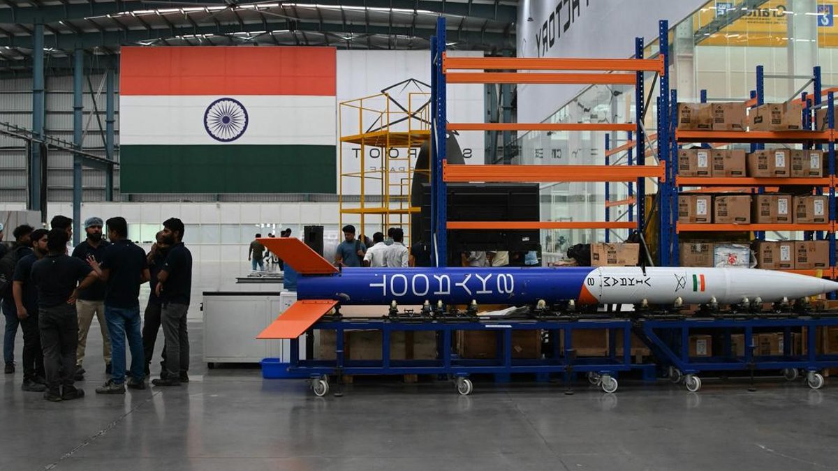Skyroot's Vikram-1 makes first private Indian orbital launch Skyroot's Vikram-1 makes first private Indian orbital launch - private indian orbital launch