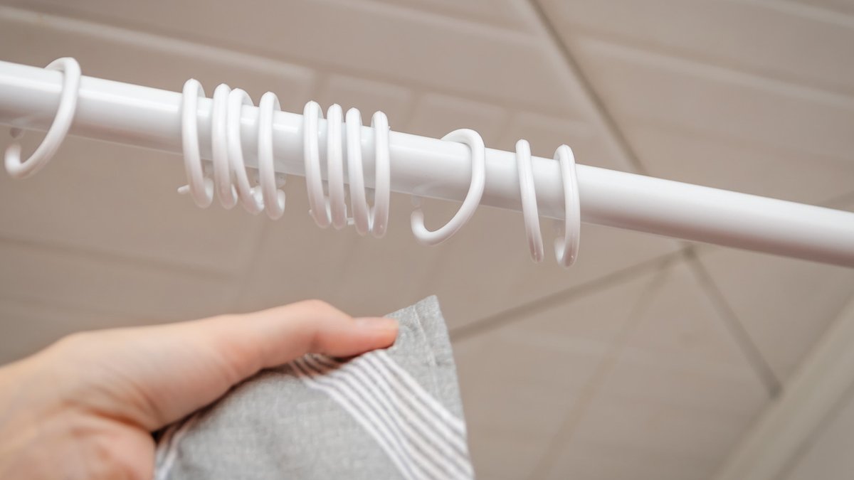 Shower Rings Become Chic Wall Decor Shower Rings Become Chic Wall Decor - shower rings