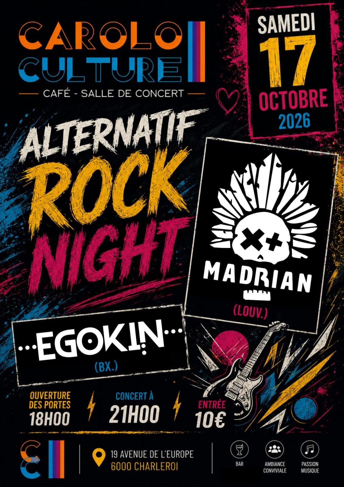 ALTERNATIF ROCK NIGHT with MADRIAN & EGOKIN