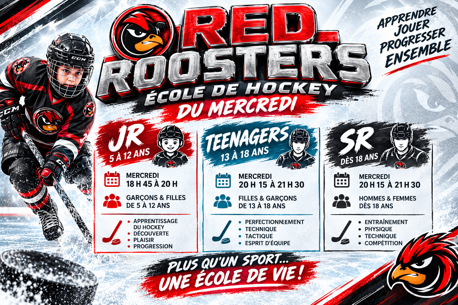 Ecole de hockey sur glace des Red Roosters
