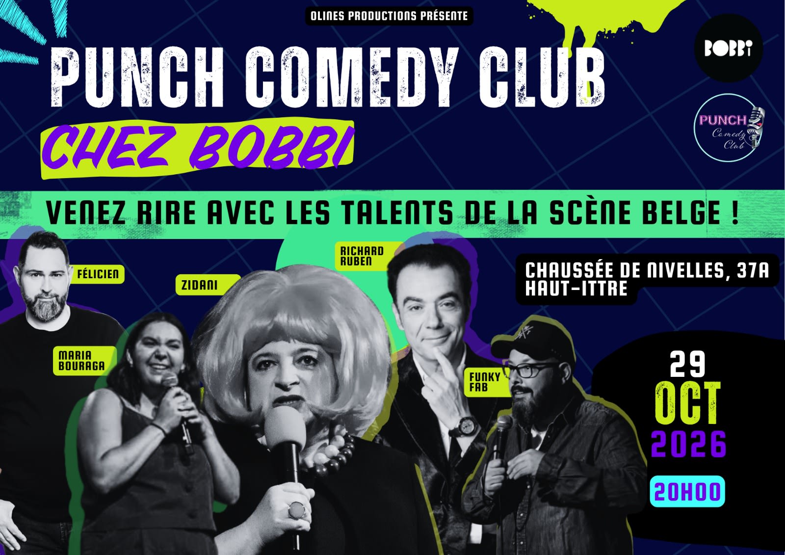 Punch Comedy Club - Chez Bobbi - Ittre