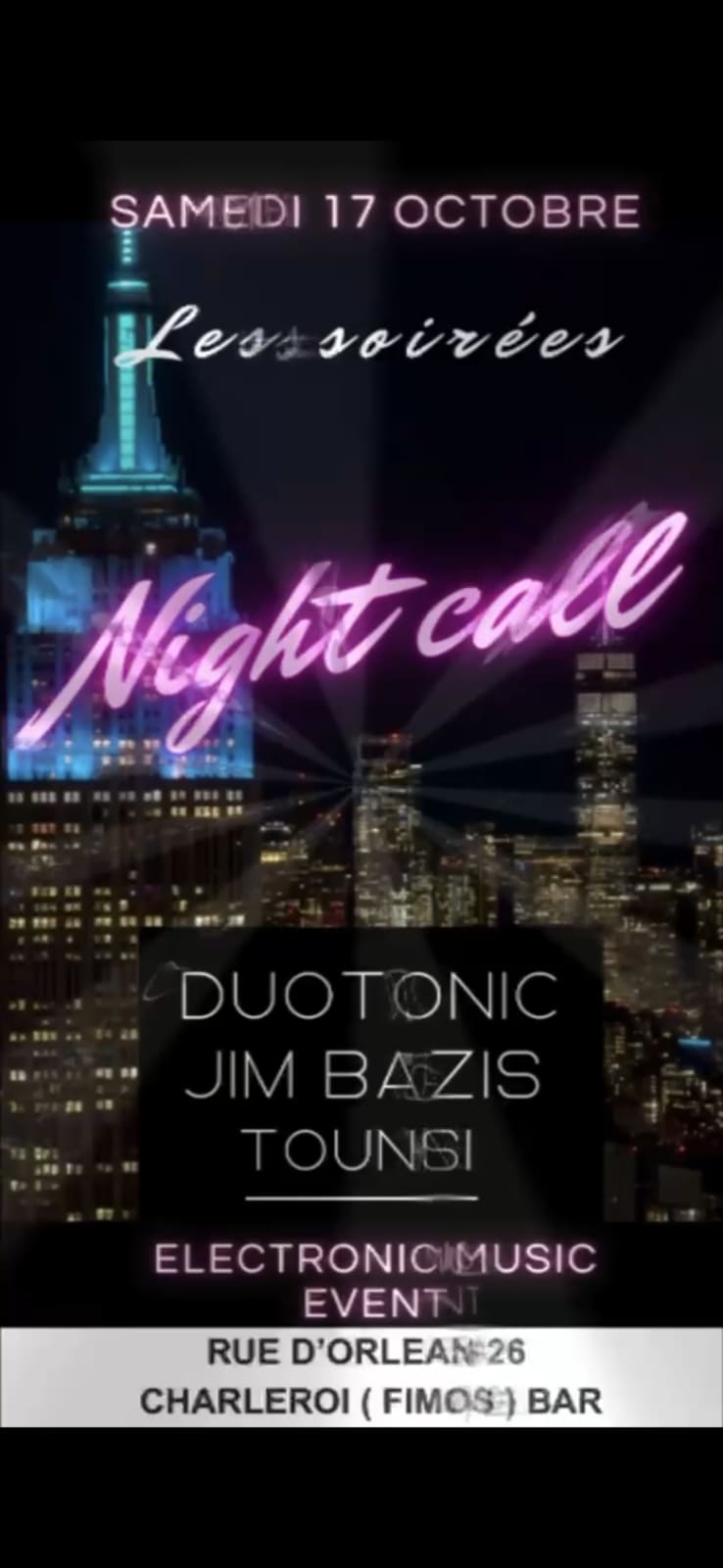 NIGHT CALL FIMO’S