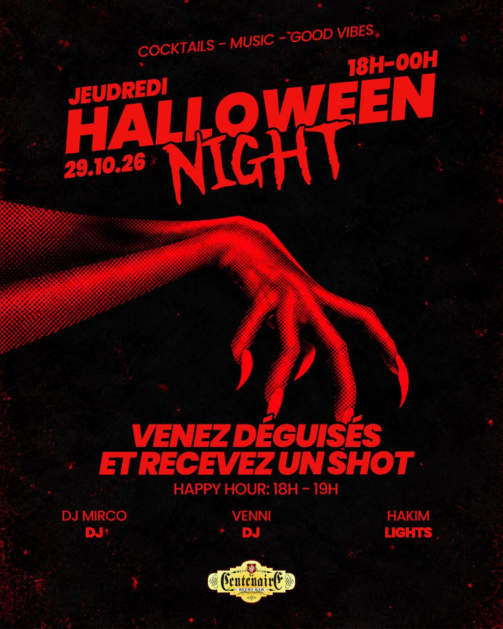 Jeudredi Halloween au Centenaire