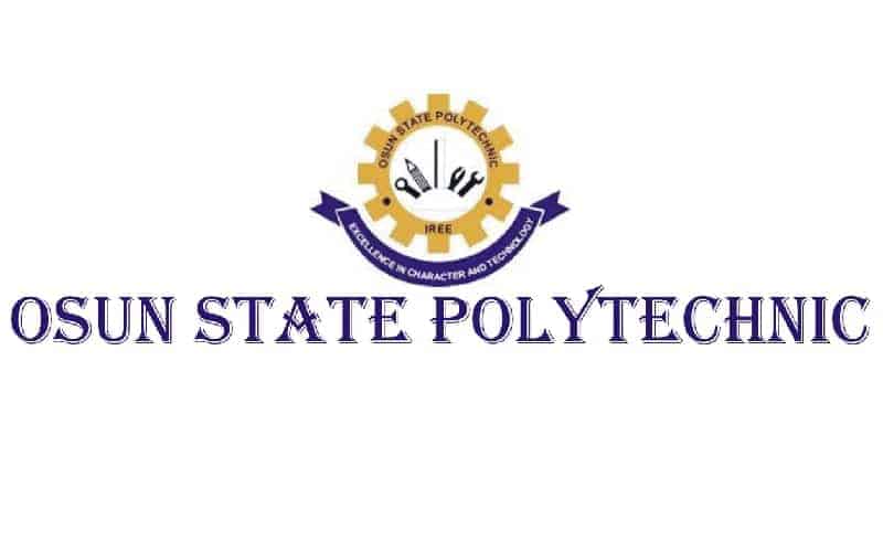 Osun State Poly Iree HND Admission Form – 2025/2026