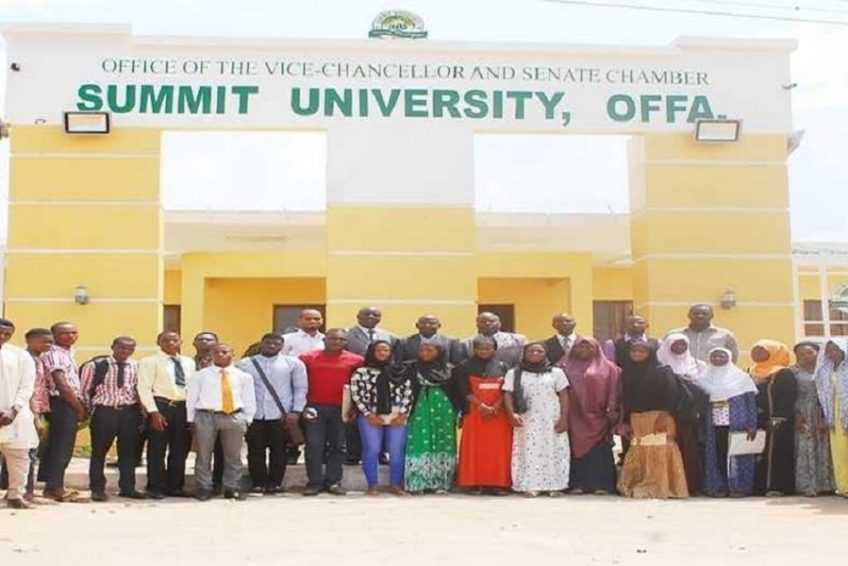 Summit University Post-UTME Form 2025/2026 Is Out