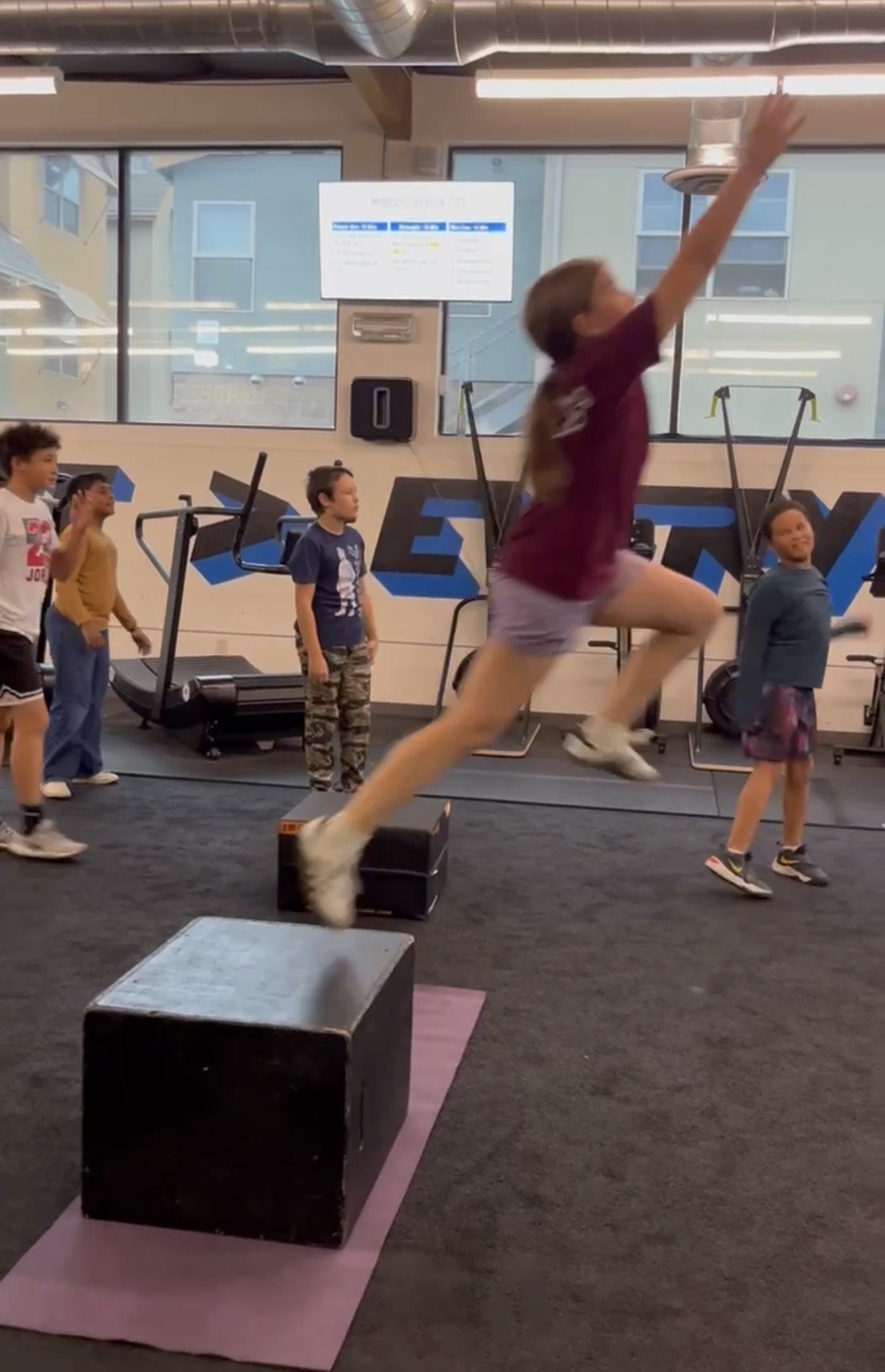 Youth athlete training at ISC Sacramento