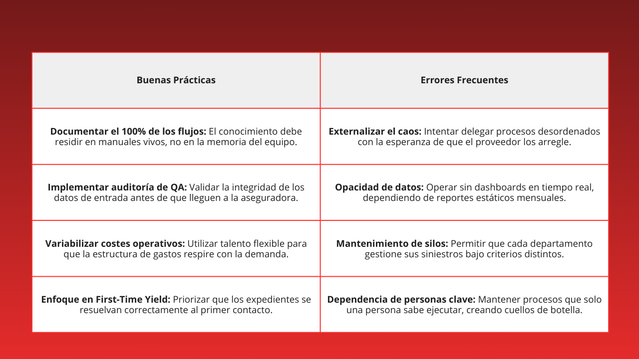 Coordinación de perfiles fraccionales en modelos de eficiencia operativa para seguros