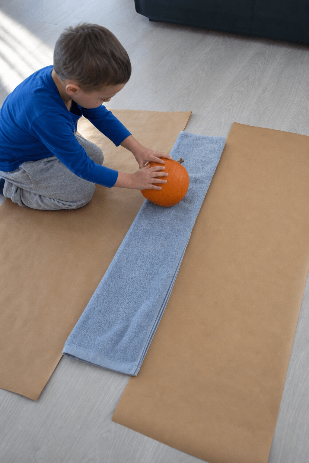 9. Pumpkin Roll-and-Measure