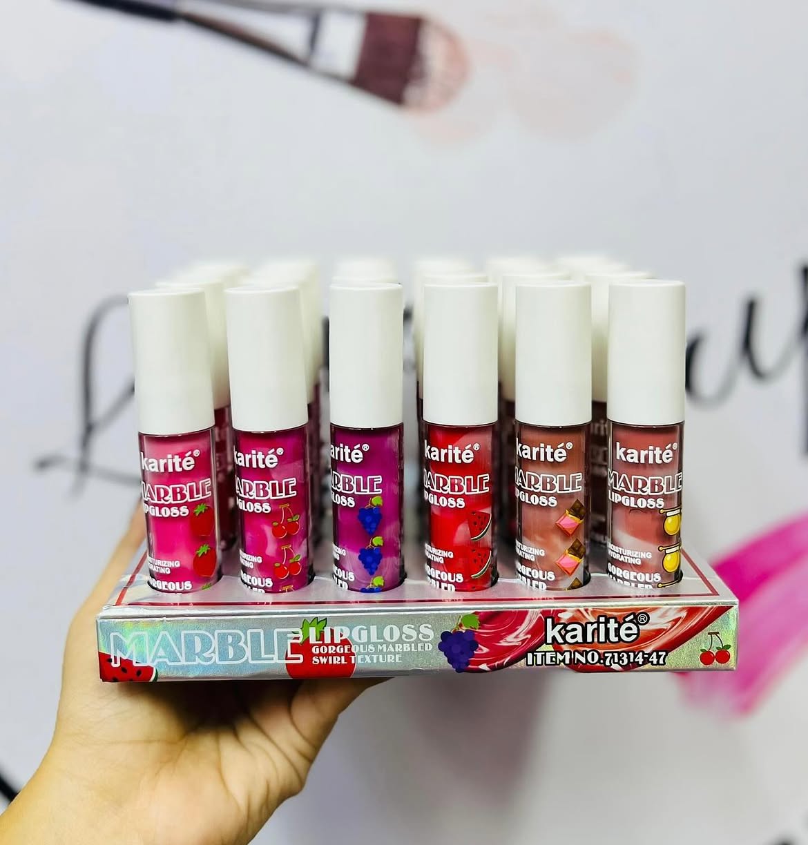 Lipgloss marble
