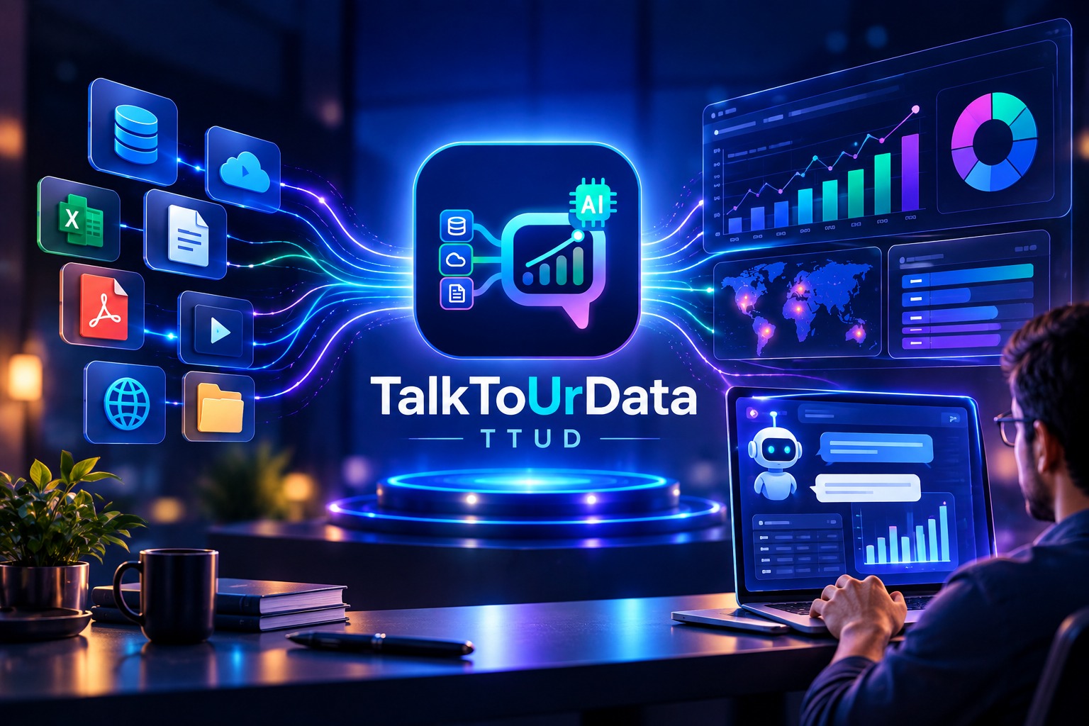TalkToUrData helps you discover the right questions from your own data