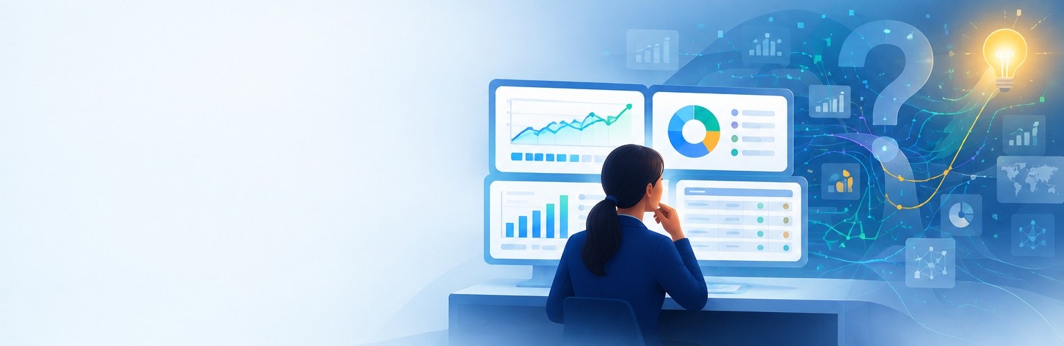 The gap between having data and knowing what to ask of it
