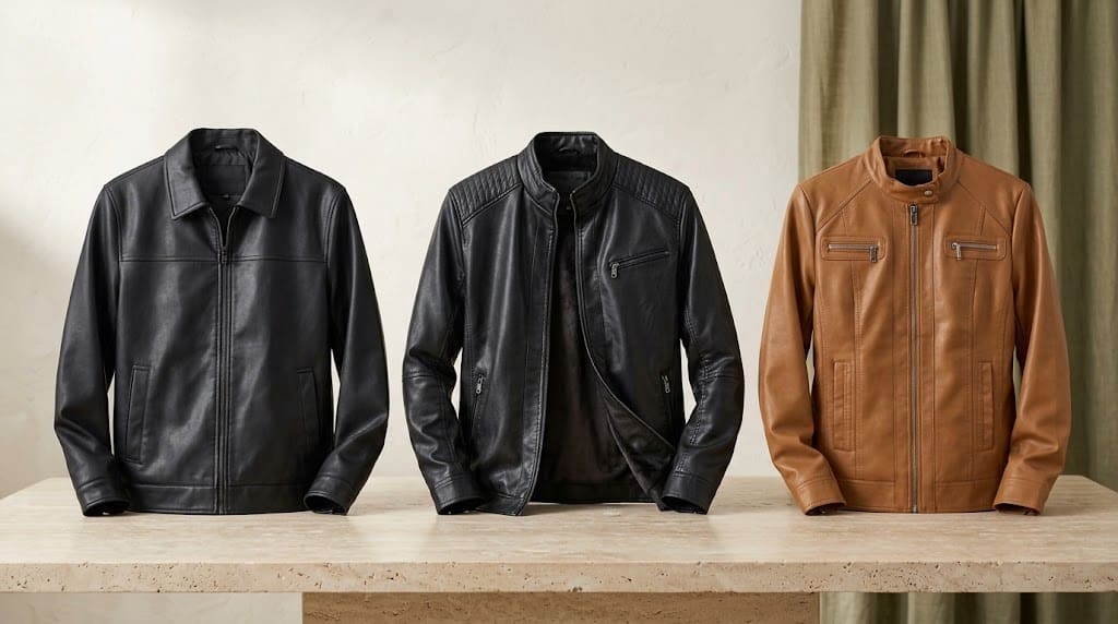 El edit de chaquetas de cuero sintético: 8 opciones