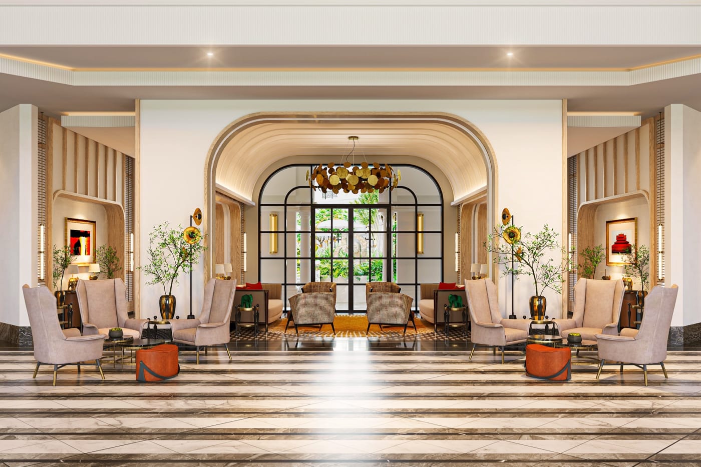 The lobby of the Avani+ Lanexang Vientiane