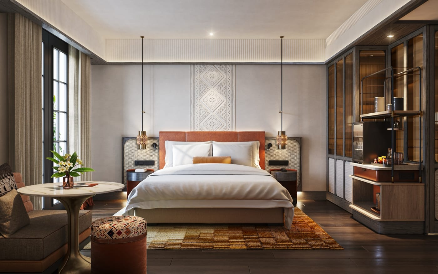 A Deluxe room at the Avani+ Lanexang Vientiane