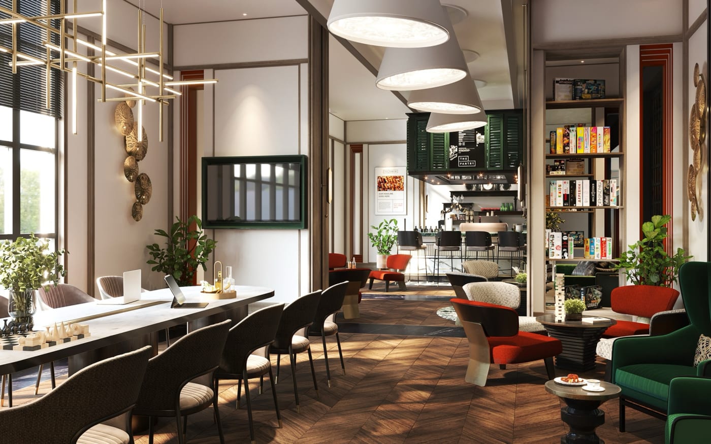 The Pantry café and workspace at the Avani+ Lanexang Vientiane