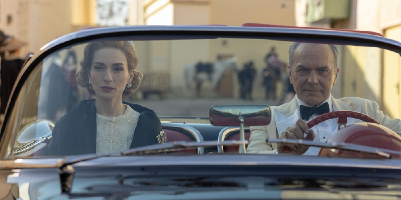 José Coronado e María Valverde num carro descapotável, El problema final
