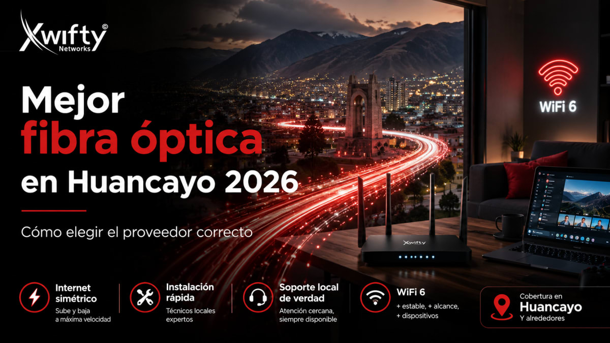 Mejor fibra óptica en Huancayo 2026: cómo elegir el proveedor correcto