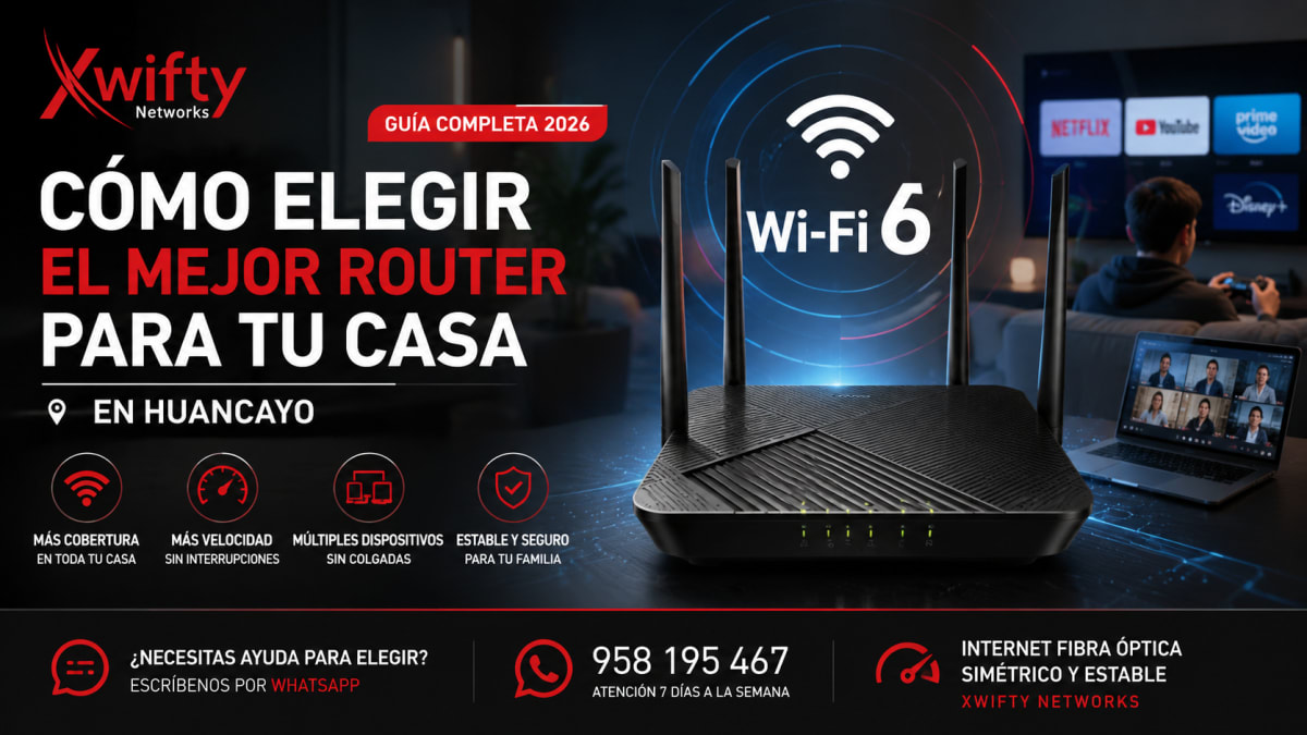 Cómo elegir el mejor router para tu casa en Huancayo