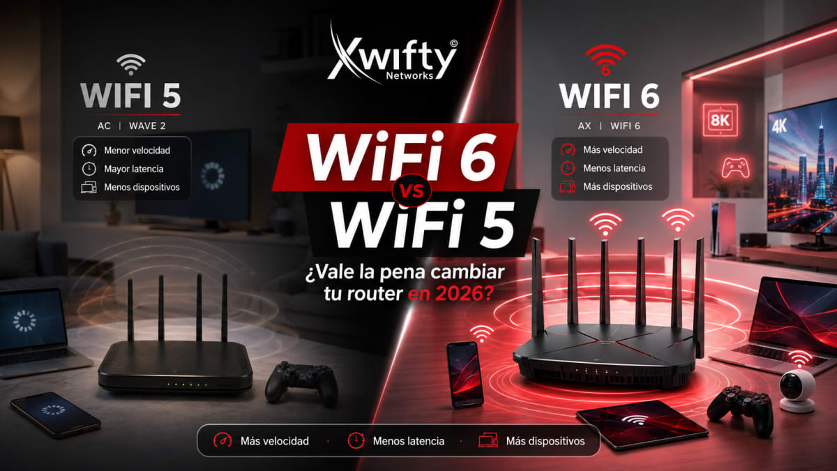 WiFi 6 vs WiFi 5: ¿vale la pena cambiar tu router en 2026?